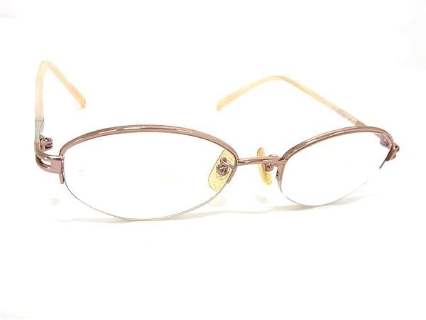 1円 ■美品■ LOEWE ロエベ VLW187J 52□18 COL.R15 135 度入り メガネ めがね 眼鏡 レディース ピンク系×レンズ クリア FA2800の画像1