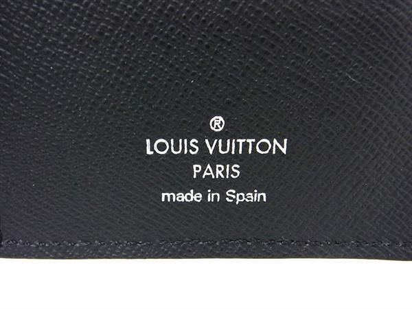 1円 ■美品■ LOUIS VUITTON ルイヴィトン M60622 エピ ポルトフォイユ ブラザ 二つ折り 長財布 ウォレット ブラック系 AY1070の画像6