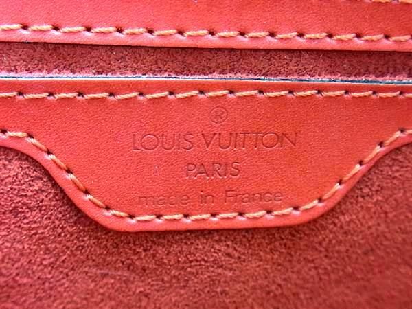 1円 ■美品■ LOUIS VUITTON ルイヴィトン M52277 エピ サンジャック ハンドバッグ トート レディース カスティリアンレッド BJ1432_画像6