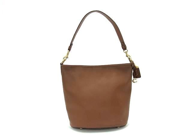 1円 ■美品■ COACH コーチ CH726 ダコタバケット レザー ワンショルダーバッグ 肩掛けかばん レディース ブラウン系 AW6657_画像1