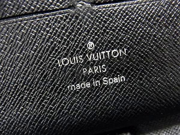 1円 LOUIS VUITTON ルイヴィトン N63077 ダミエグラフィット ジッピーオーガナイザー ラウンドファスナー 長財布 ブラック系 AW5962の画像6