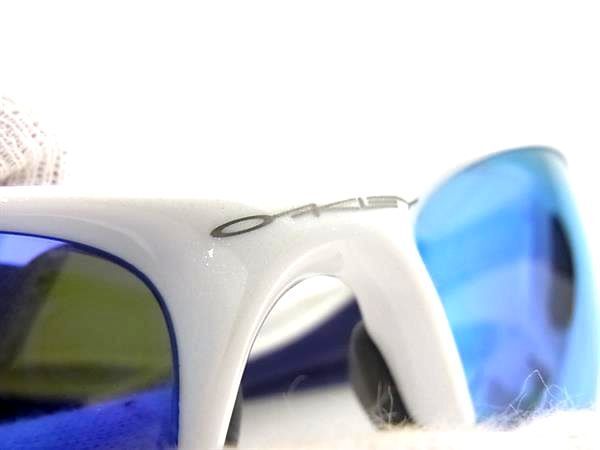 1円 ■美品■ OAKLEY オークリー OO9153-06 52□15 ミラーレンズ サングラス メガネ 眼鏡 メンズ ホワイト系 AW6127の画像5