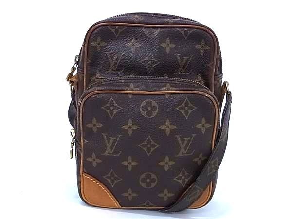 1円■美品■ LOUIS VUITTON ルイヴィトン M45236 モノグラム アマゾン クロスボディ ショルダーバッグ 斜め掛けかばん ブラウン系 AW5197の画像1