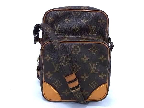 1円■美品■ LOUIS VUITTON ルイヴィトン M45236 モノグラム アマゾン クロスボディ ショルダーバッグ 斜め掛けかばん ブラウン系 AW5207の画像1