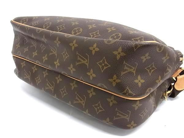 1円 ■美品■ LOUIS VUITTON ルイヴィトン M45252 モノグラム リポーターGM ショルダーバッグ 斜め掛けかばん ブラウン系 AW5157の画像4