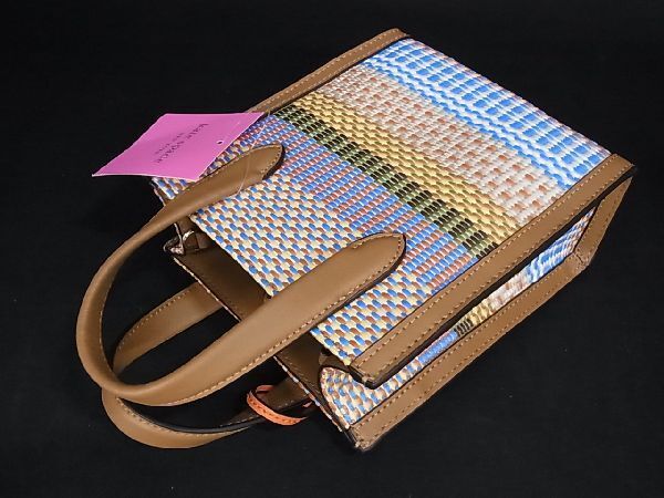 1円 ■新品■未使用■kate spade ケイトスペード K7772 マンハッタン キャンバス 2WAY ハンドバッグ ショルダー マルチカラー BG1390の画像5