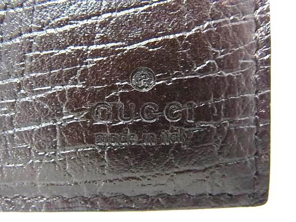 1円 ■美品■ GUCCI グッチ 115149 GG柄 PVC 二つ折り 長財布 ウォレット 札入れ カード入れ レディース メンズ ブラウン系 FA2765_画像5