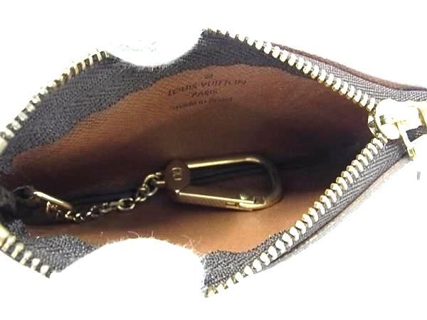 1円 ■極美品■ LOUIS VUITTON ルイヴィトン M62650 モノグラム ポシェット クレ コインケース コインパース 小銭入れ ブラウン系 AY0830の画像3