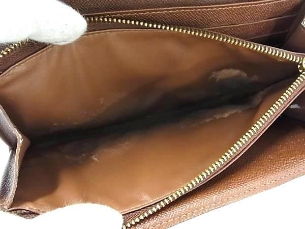 1円 LOUIS VUITTON ルイヴィトン M61734 モノグラム ポルトフォイユ サラ 二つ折り 長財布 ウォレット 札入れ 小銭入れ ブラウン系 BF6947_画像5