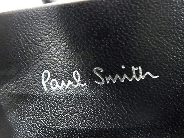 1円 ■極美品■ Paul Smith ポールスミス レザー×デニム ハンドバッグ トートバッグ メンズ レディース ブラック系×ネイビー系 AW6872の画像6