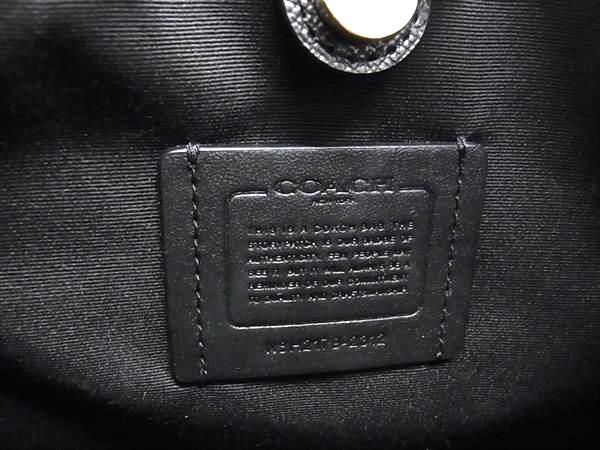 1円 ■新品同様■ COACH コーチ 2312 シグネチャー PVC×レザー 2WAY クロスボディ ハンドバッグ ショルダー ダークブラウン系 AW6862