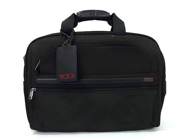 1円 TUMI トゥミ ナイロンキャンバス ハンドバッグ トートバッグ ビジネスバッグ ブリーフケース 書類かばん メンズ ブラック系 BJ2152の画像1