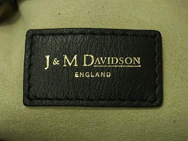 1円 ■美品■ J&M DAVIDSON ジェイアンドエムデヴィッドソン カーニバル レザー フリンジ ワンショルダーバッグ 肩掛け ブラック系 AW4709の画像6