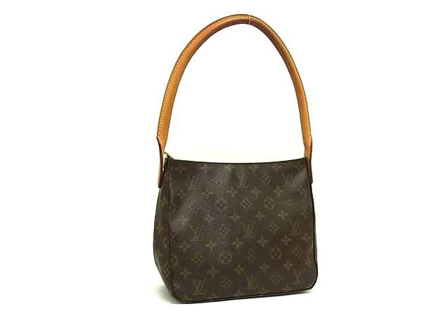 1円 ■美品■ LOUIS VUITTON ルイヴィトン M51146 モノグラム ルーピングMM ワンショルダーバッグ トート レディース ブラウン系 FA4018_画像1