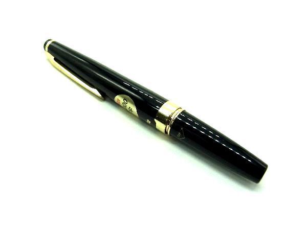 PILOT パイロット elite エリート ペン先18k 18金 万年筆 筆記用具 ステーショナリー レディース メンズ ブラック系 DE1430の画像2