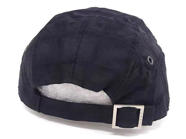 1円 ■美品■ CHANEL シャネル ニュートラベルライン ベースボールキャップ 帽子 メンズ レディース ブラック系 BJ1256の画像2