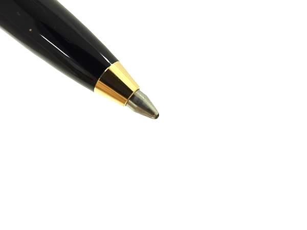 1円 ■極美品■ Pelikan ペリカン ノック式 ボールペン 筆記用具 文房具 ステーショナリー ブラック系×ゴールド系 AW7999の画像3