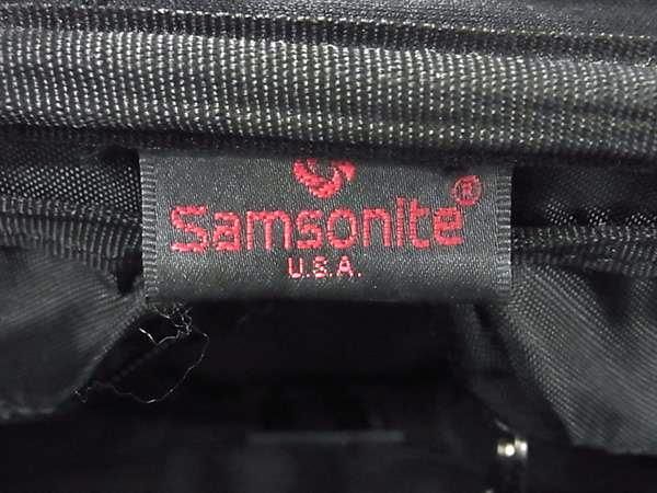 1円 Samsonite サムソナイト ナイロンキャンバス 2WAY ショルダー キャリーバッグ トラベルバッグ 旅行かばん メンズ グリーン系 BJ2030の画像7