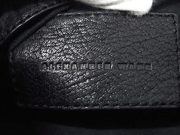 1円 ■美品■ Alexander Wang アレキサンダーワン レザー 2WAY ハンドバッグ ショルダー 斜め掛け レディース ダークグレー系 BJ2155の画像6