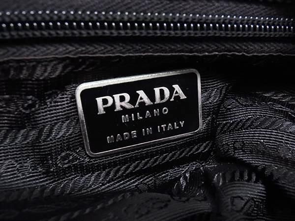 1円 PRADA プラダ テスートナイロン ハンドバッグ トートバッグ レディース メンズ グリーン系 BI1706の画像6
