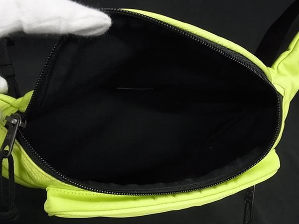 1円 ■美品■ BALENCIAGA バレンシアガ 482389 エクスプローラー ナイロン ウエストバッグ ボディバッグ イエロー系 FA3775の画像5