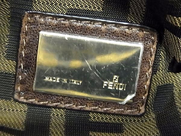 1円 ■美品■ FENDI フェンディ スパイバッグ レザー ハンドバッグ トートバッグ レディース ブラウン系 FA3928_画像6