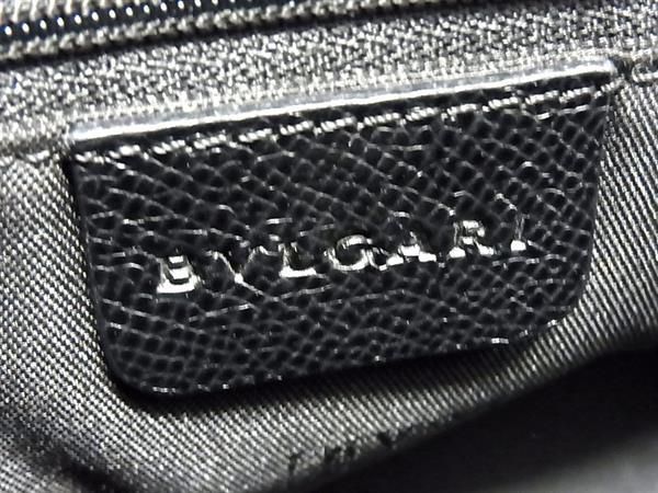 1円 ■極美品■ BVLGARI ブルガリ デコルテ レザー ハンドバッグ トート ショルダー 肩掛けかばん レディース ブラック系 FA3907の画像6