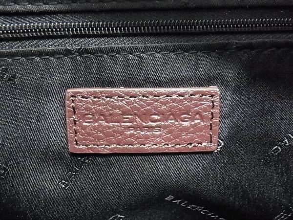 1円 ■美品■ BALENCIAGA バレンシアガ BBロゴ キャンバス×レザー ワンショルダーバッグ 肩掛け ベージュ系×ブラウン系 BG7612の画像6