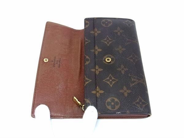 1円 LOUIS VUITTON ルイヴィトン M61726 モノグラム ポシェット ポルトモネクレディ 二つ折り 長財布 ウォレット ブラウン系 AW4144_画像3