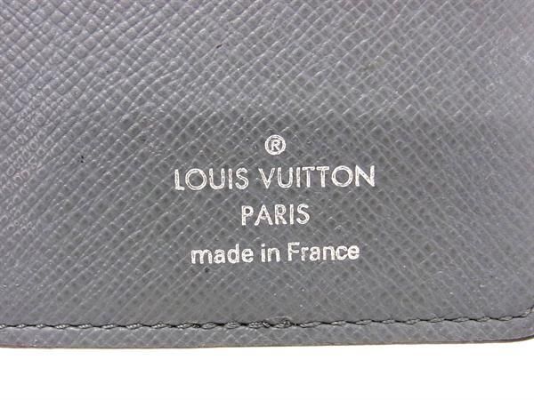 1円 LOUIS VUITTON ルイヴィトン MI0165 タイガ ポケット オーガナイザー カードケース カード入れ 名刺入れ メンズ グレー系 AW7403の画像4