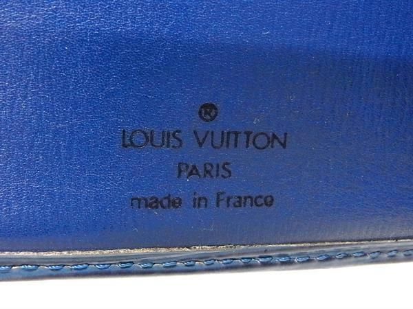 1円 LOUIS VUITTON ルイヴィトン M63545 ポルトビエ カルトクレディ モネ 二つ折り 財布 ウォレット トレドブルー BJ2489の画像6