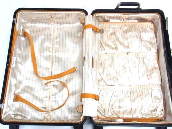 1円 Samsonite サムソナイト ポリカABS 4輪 キャリーケース スーツケース トラベルバッグ 旅行かばん メンズ ブラック系 AZ1439の画像9