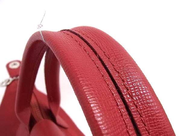 1 jpy # beautiful goods # LONGCHAMP Long Champ rup rear -ju Neo nylon 2WAY handbag shoulder diagonal .. lady's red group FA4748