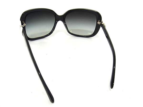 1 jpy CHANEL Chanel here Mark ribbon sunglasses glasses glasses lady's black group × lens clear black gradation FA5208