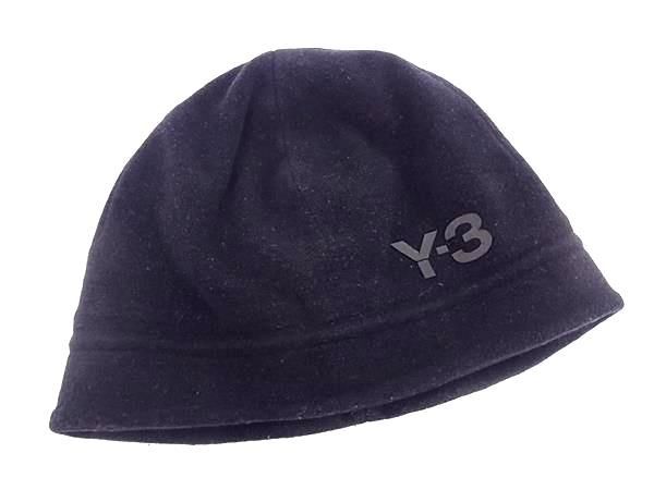 1円 ■美品■ Y-3 ワイスリー ウール×レーヨン バケットハット 帽子 サイズ L/G メンズ レディース ブラック系 AV7952の画像1