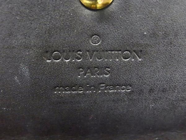 1円 ■美品■ LOUIS VUITTON ルイヴィトン M93524 モノグラムヴェルニ ポルトフォイユ サラ 二つ折り 長財布 ボルドー系 AW7323の画像6