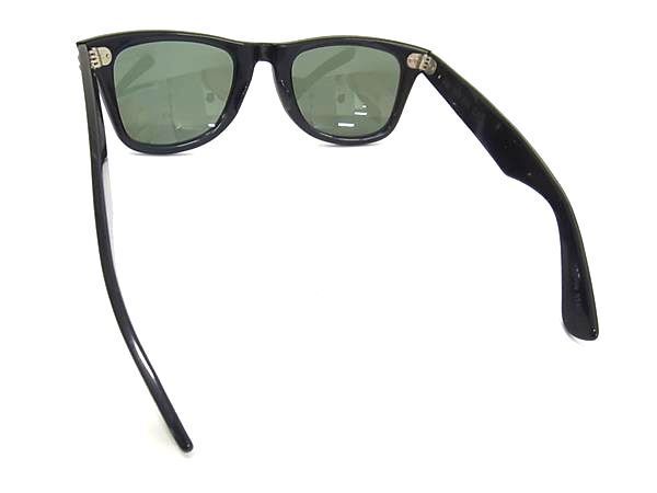 1円 ■極美品■ Ray-Ban レイバン B&L ボシュロム ヴィンテージ USA ウェイファーラー サングラス メガネ 眼鏡 ブラック系 AW7423の画像2