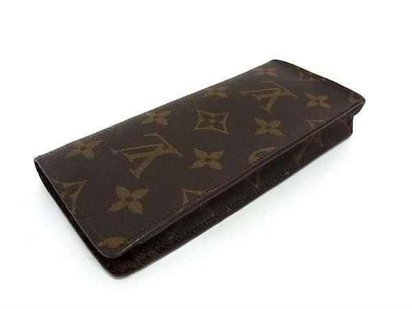 1円 ■美品■ LOUIS VUITTON ルイヴィトン M62962 モノグラム エテュイ リュネット サーンプル メガネケース ブラウン系 AZ1506の画像2