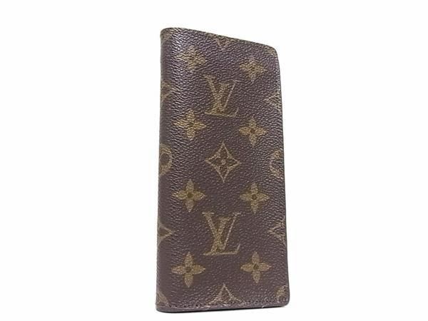 1円 ■美品■ LOUIS VUITTON ルイヴィトン M62962 モノグラム エテュイ リュネット サーンプル メガネケース ブラウン系 AZ1506の画像1