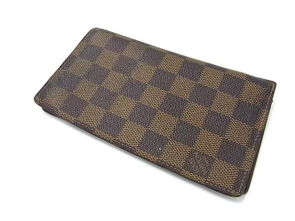 1円 LOUIS VUITTON ルイヴィトン R20703 ダミエ アジェンダ ポッシュ 手帳カバー スケジュール帳 ブラウン系 FA5877の画像2