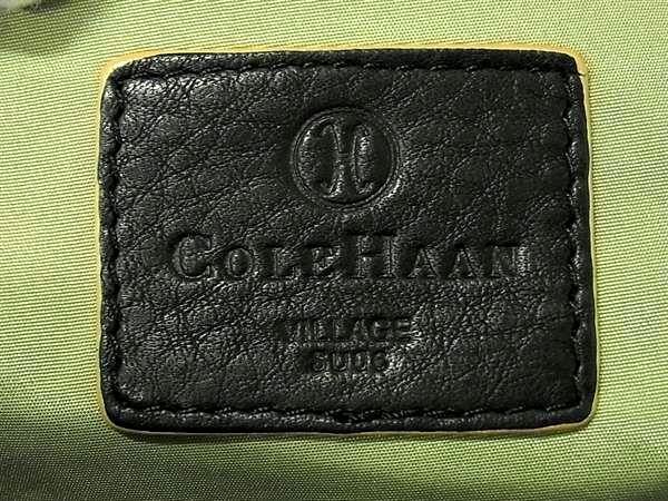 1円 ■新品同様■ COLE HAAN コールハーン レザー トートバッグ ショルダーバッグ 肩掛けかばん レディース ブラック系 AW5395の画像6