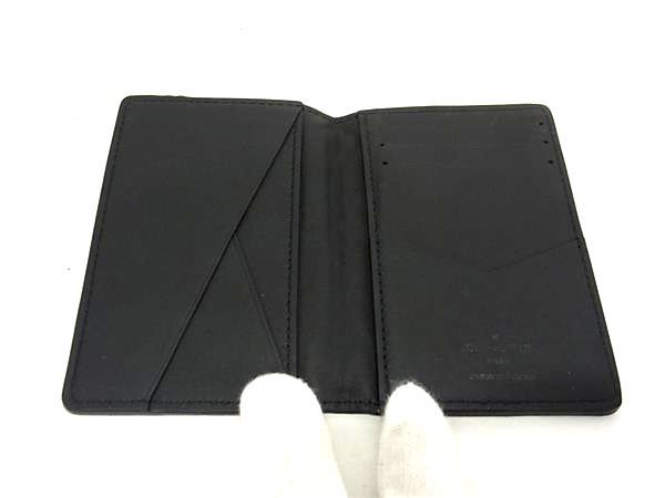 1円 ■美品■ LOUIS VUITTON ヴィトン M69044 トリヨン オーガナイザー ドゥ ポッシュ カードケース カード入れ メンズ ブラック系 AX4451の画像3