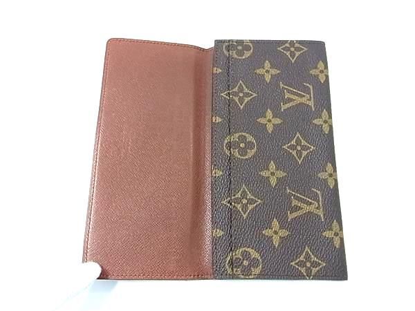 1円 ■美品■ LOUIS VUITTON ヴィトン M61820 モノグラム ポルトサークルバイフォールド 二つ折り 長財布 札入れ ブラウン系 AW4328の画像3