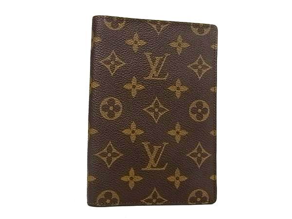 1円 ■美品■ LOUIS VUITTON ルイヴィトン M60179 モノグラム クーヴェルテュール パスポール パスポートケース ブラウン系 FA2507の画像1