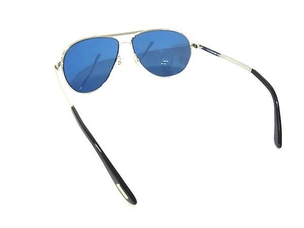 1円 ■極美品■ TOM FORD トムフォード TF144 18V 58□13 140 サングラス メガネ 眼鏡 メンズ シルバー系 FA5768の画像2