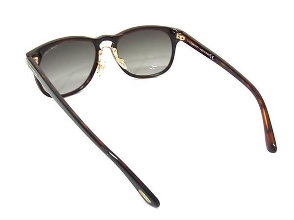 1円 ■美品■ TOM FORD トムフォード TF346 01V 55□17 145 サングラス メガネ 眼鏡 レディース メンズ ブラック系 FA5770の画像2