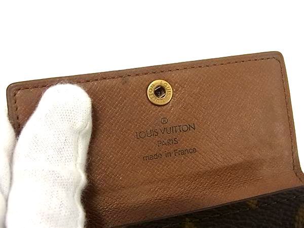 1円 LOUIS VUITTON ルイヴィトン M62631 モノグラム ミュルティクレ4 4連 キーケース 鍵入れ レディース メンズ ブラウン系 DA6883の画像4