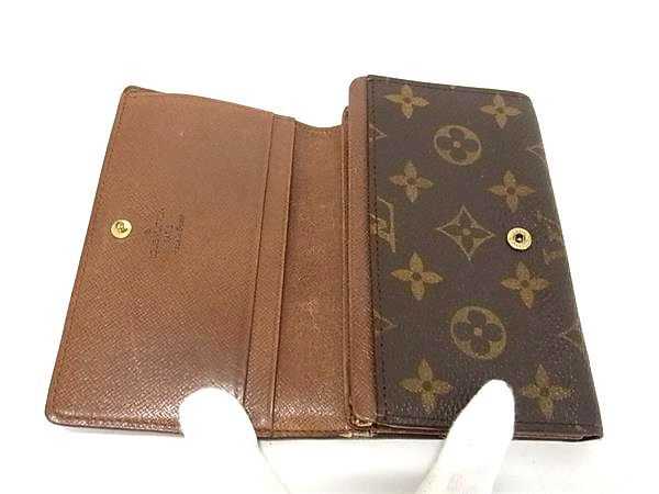 1円 ■美品■ LOUIS VUITTON ルイヴィトン M61730 モノグラム ポルトモネビエ トレゾール 二つ折り 財布 ウォレット ブラウン系 BJ2602の画像3