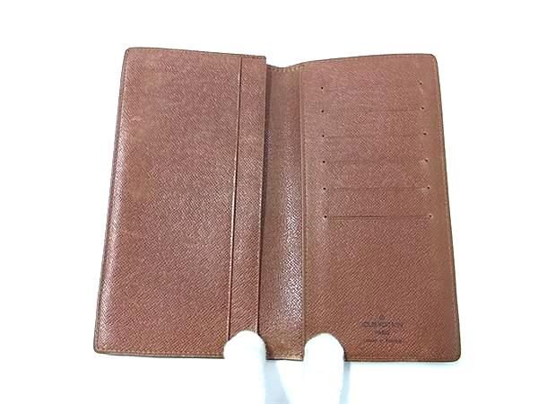 1円 ■美品■ LOUIS VUITTON ルイヴィトン M60825 モノグラム ポルトカルトクレディ 二つ折り 長財布 ウォレット ブラウン系 AW7309の画像3