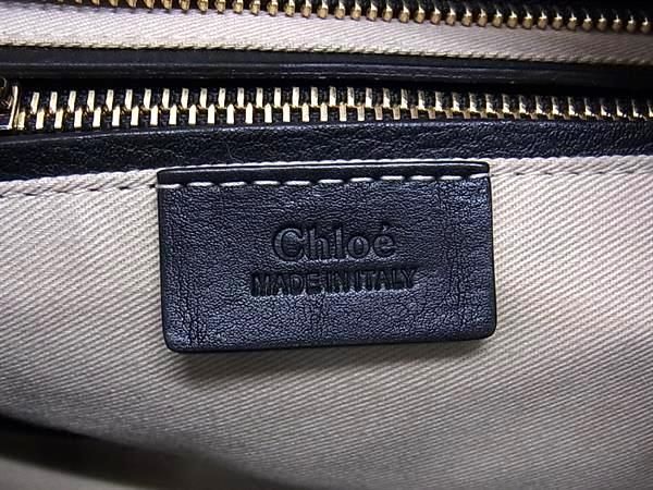 1円 ■美品■ Chloe クロエ MYER レザー×スエード 2WAY ハンドバッグ ショルダーバッグ 斜め掛けかばん ブラック系 AY1605_画像6